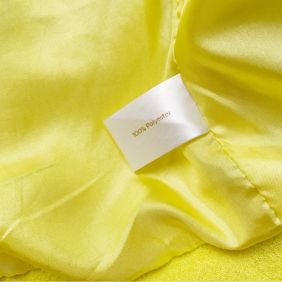 Neon Yellow Cropped Jacket - Picture 10 of 11